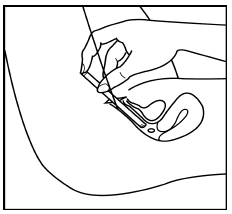 Suggested reclining position - Illustration Suggested reclining position - Illustration