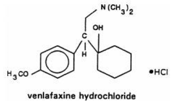 EFFEXOR XR® (venlafaxine) Structural Formula Illustration