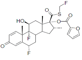 VERAMYST (fluticasone furoate) Structural Formula Illustration VERAMYST (fluticasone furoate) Structural Formula Illustration