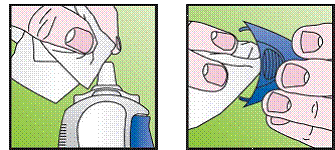 Cleaning your VERAMYST Nasal Spray - Illustration Cleaning your VERAMYST Nasal Spray - Illustration