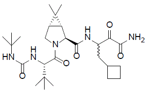 VICTRELIS<sup>®</sup> (boceprevir) Structural Formula Illustration