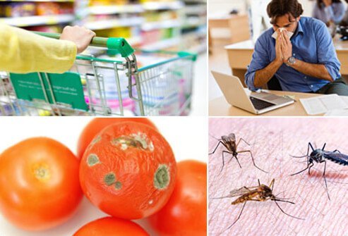 Some viruses can spread through touch, saliva, or even the air.