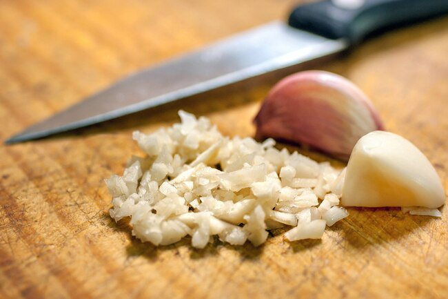 Garlic has compounds that ease joint and muscle pain.