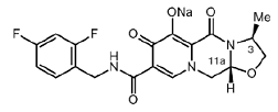 VOCABRIA (cabotegravir) Structural Formula - Illustration