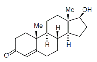 VOGELXO™ (testosterone) Structural Formula Illustration