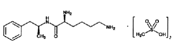 VYVANSE (lisdexamfetamine dimesylate) Structural Formula Illustration VYVANSE (lisdexamfetamine dimesylate) Structural Formula Illustration