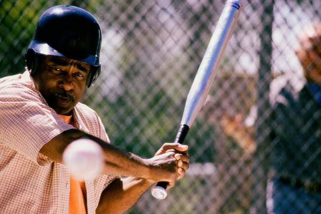Hitting balls in a batting cage counts as exercise. 