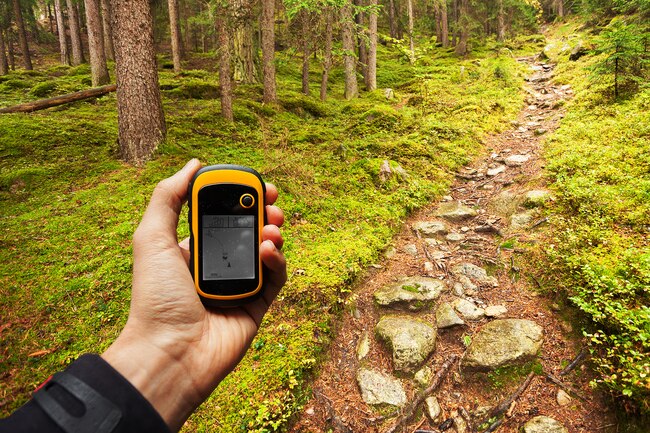 Walking and hiking while geocaching counts as exercise.