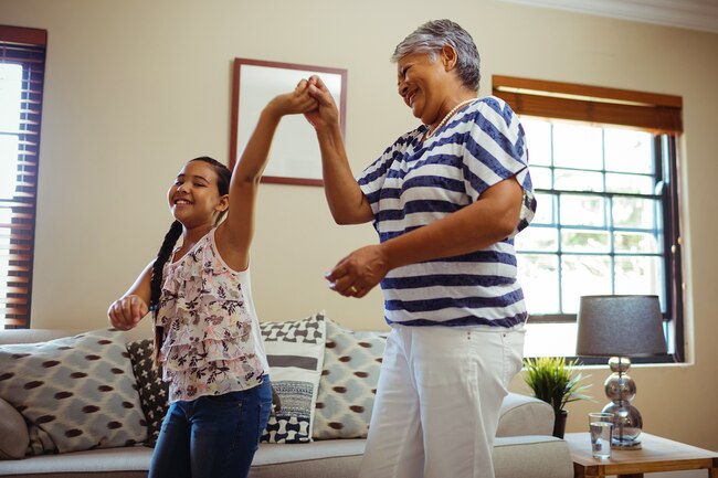 Dancing is a workout for your muscles, heart, and lungs. 