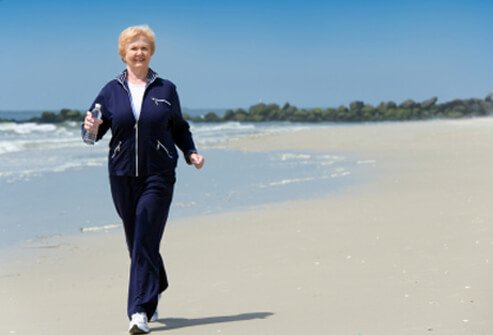 When you quit smoking, exercise can help you combat weight gain.
