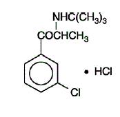 WELLBUTRIN® (bupropion hydrochloride) Structural Formula Illustration WELLBUTRIN® (bupropion hydrochloride) Structural Formula Illustration