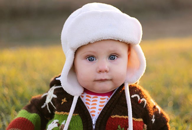 An 8-month-old baby
