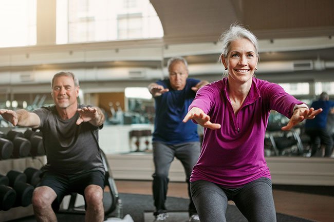 Strength training can help you maintain or build muscle mass, which naturally decreases as you age.