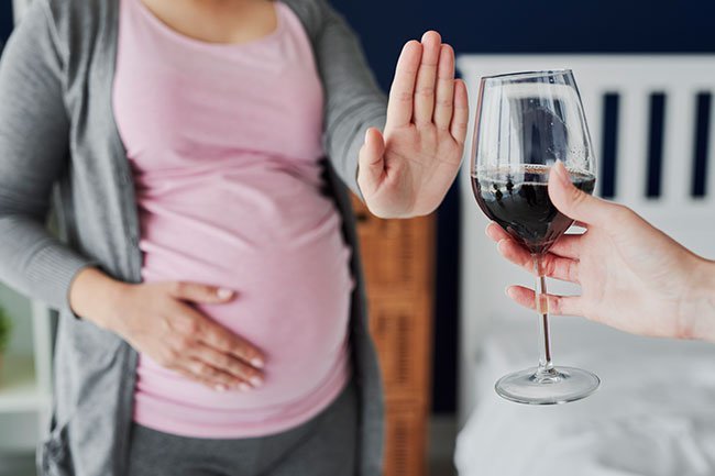 Any amount of alcohol can seriously damage a baby's developing brain (Fetal Alcohol Syndrome) and should be avoided during pregnancy.
