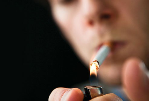 Nicotine in cigarettes and tobacco products may cause heart palpitations.