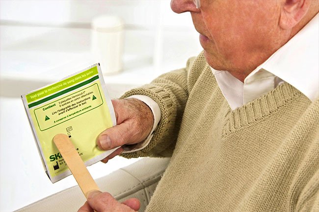 At-home tests can be used for colorectal cancer screening. 