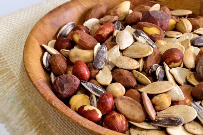 Nuts are also a great source of protein and calcium.