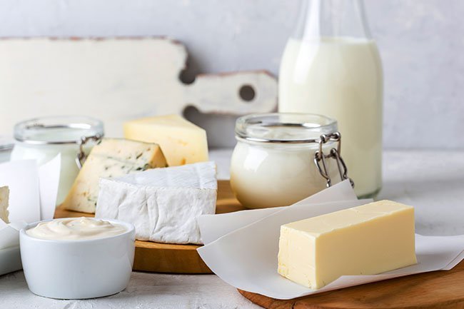 Dairy products are a common source of calcium. They typically offer high levels in an easily absorbable form, like milk.