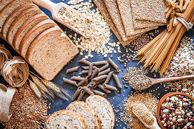 Many whole grains are high in calcium. Wheat bread, brown rice, corn tortillas, and quinoa can all provide a filling base for meals.