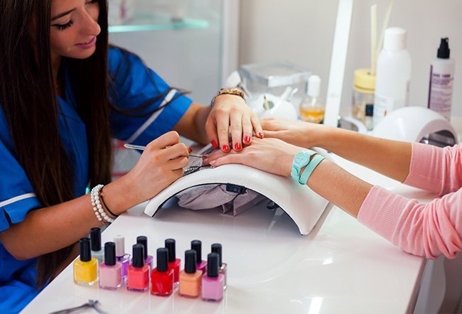 Your cuticle is an important part of your nail. This small strip of skin at the bottom of your nail acts as extra protection from germs entering your nail bed. Pushing them back incorrectly or cutting them too short can put you at risk of infection. A licensed nail technician can do this for you safely.