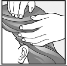 Rub XEGLYZE throughout your hair and scalp - Illustration