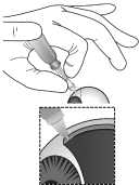 Inject the drug slowly - Illustration