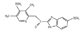 ZEGERID (omeprazole/sodium bicarbonate) Structural Formula Illustration