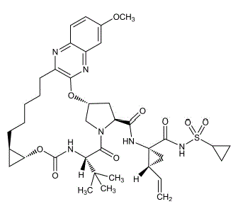 Grazoprevir - Structural Formula - Illustration Grazoprevir - Structural Formula - Illustration