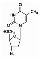 RETROVIR (zidovudine) Structural Formula Illustration RETROVIR (zidovudine) Structural Formula Illustration