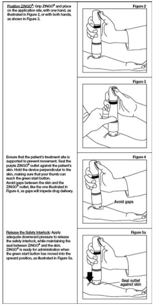 Ensure that the patient’s treatment site is supported to
prevent movement - Illustration