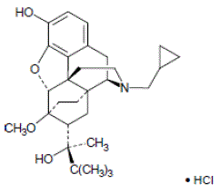 Buprenorphine HCl - Structural Formula Illustration