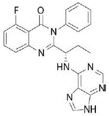 ZYDELIG® (idelalisib) Structural Formula Illustration
