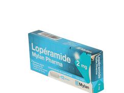 Loperamide mylan pharma 2 mg, gélule, boîte de 12
