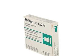 Bevitine 100 mg/2 ml injectable boîte de 5 ampoules de 2 ml