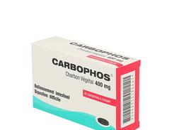 Carbophos 400 mg, comprimé à croquer, boîte de 2 tubes de 20