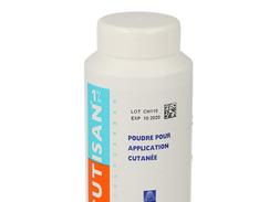 Cutisan 1 %, poudre pour application cutanée, flacon poudreur de 80 g