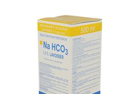 Bicarbonate sodium lavoisier 1,4 % perfusion boîte de 1 flacon de 500 ml