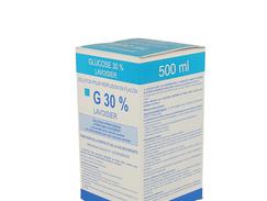 Glucose lavoisier 30 % perfusion boîte de 1 flacon de 500 ml