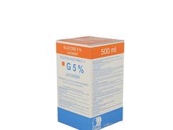 Glucose lavoisier 5 % injectable iv boîte de 1 flacon (verre) de 500 ml