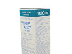 Ringer lactate lavoisier, solution pour perfusion, boîte de 1 flacon de 1000 ml