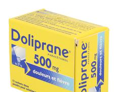 Doliprane 500 mg, poudre pour solution buvable en sachet-dose, boîte de 12 sachets-dose