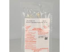 Glucose bioluz 5 % injectable poche de 50 ml