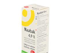 Naabak 4,9 pour cent, collyre en solution, flacon multidose de 10 ml