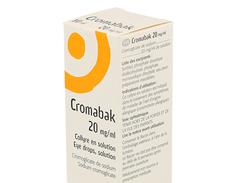Cromabak 20 mg/ml, collyre en solution, flacon de 10 ml