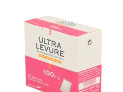 Ultra levure 100 mg poudre pour suspension buvable sachets boîte de 20