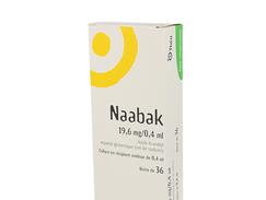 Naabak 19,6 mg/0,4 ml collyre boîte de 10 récipients unidoses de 0,40 ml