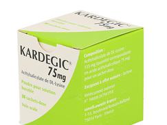 Kardegic 75 mg, poudre pour solution buvable en sachet-dose, boîte de 30 sachets-dose