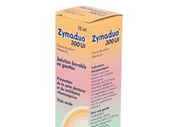 Zymaduo 300 ui, solution buvable en gouttes, flacon avec bouchon compte-gouttes de 12 ml