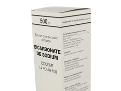 Bicarbonate de sodium cooper 1,4 % perfusion flacon de 500 ml