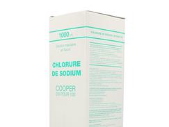 Chlorure de sodium cooper 0,9 %, solution injectable, boîte de 1 flacon de 1000 ml